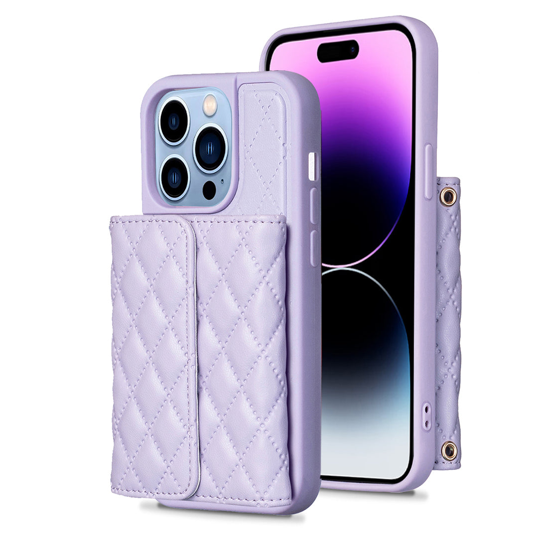 BF23-Style For iPhone 14 Pro Phone Cover Horizontal Card Holder Kickstand PU Leather TPU Phone Case BF23-Style For iPhone 14 Pro Phone Cover Horizontal Card Holder Kickstand PU Leather TPU Phone Case